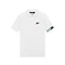 Malelions Men Captain Polo - White/Light Blue