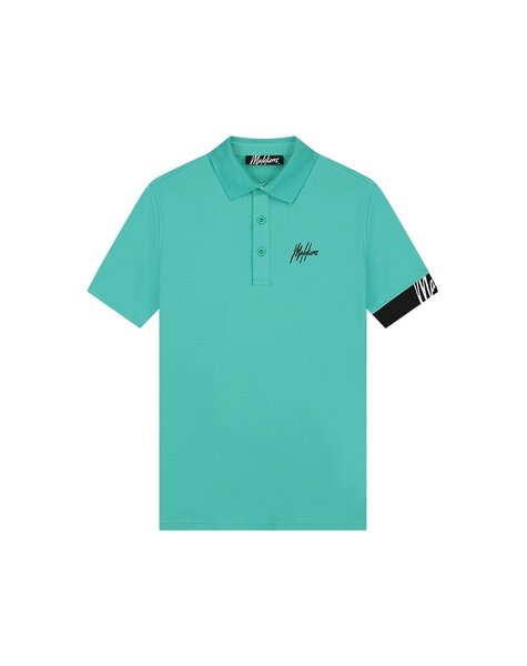 Men Captain Polo - Turquoise/Black