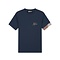 Malelions Men Captain T-Shirt 2.0 - Navy/Light Mauve