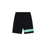 Men Captain Shorts - Black/Turquoise