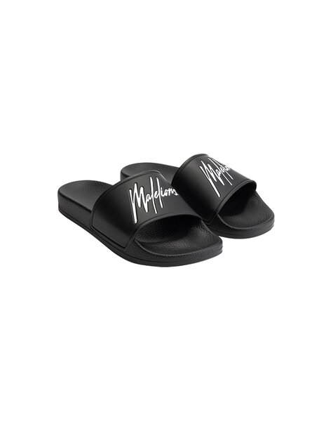 Junior Signature Slides - Black/White