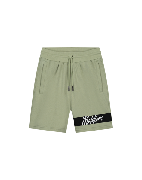 Men Captain Shorts - Sage Green/Black