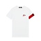 Malelions Men Captain T-Shirt - White/Red