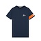 Malelions Men Captain T-Shirt - Navy/Orange