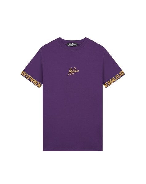 Men Venetian T-Shirt - Purple/Gold