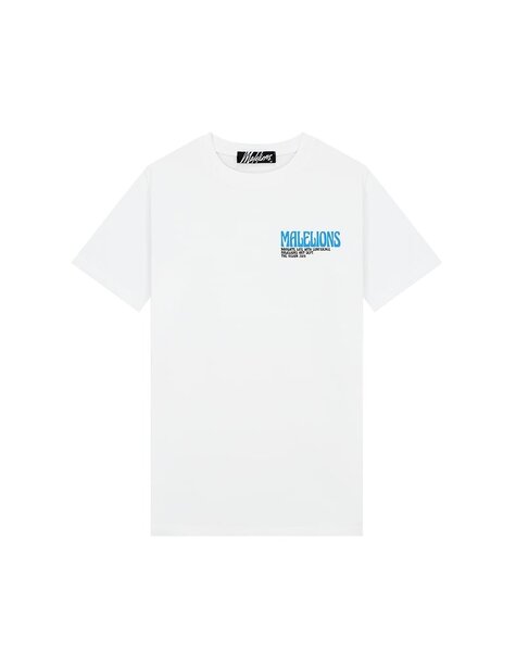 Men Boxer 2.0 T-Shirt - White/Blue