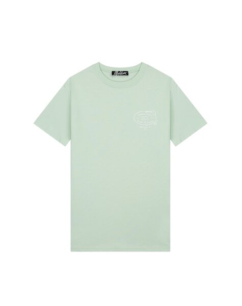 Men Serenity T-Shirt - Light Green/White