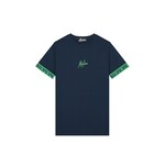 Men Venetian T-Shirt - Navy/Green