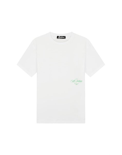 Men Resort T-Shirt - White/Green