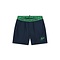 Malelions Men Venetian Swim Shorts - Navy/Green