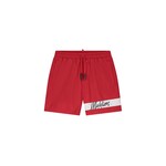 Men Captain Swim Shorts - Red/White
