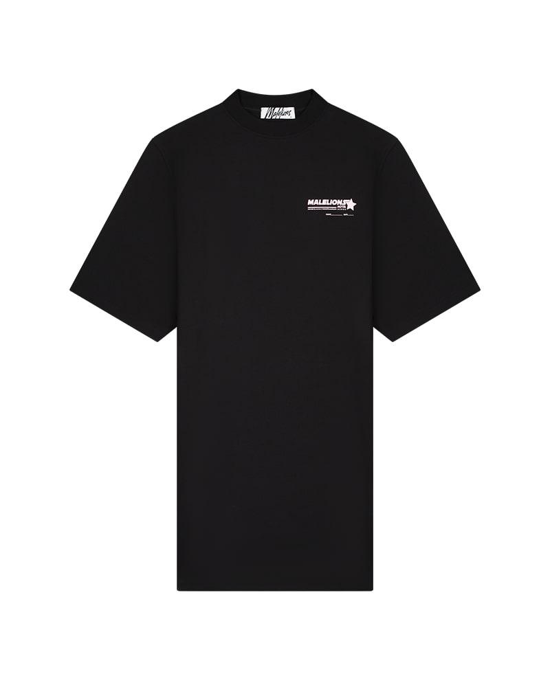 Malelions Women Hotel T-Shirt Dress - Black