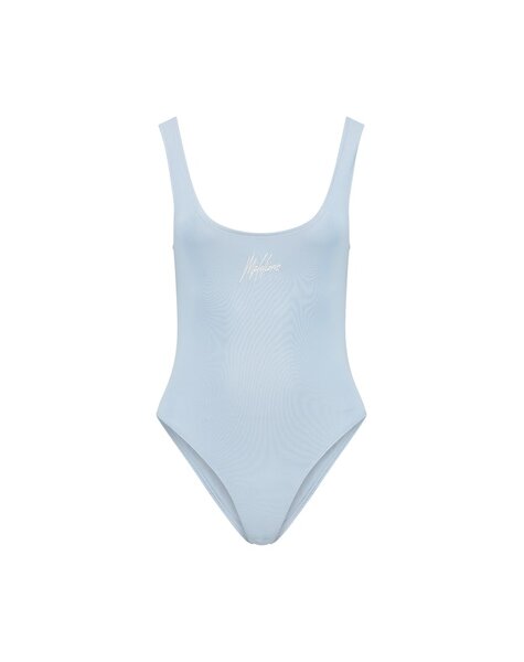 Women Resort Bodysuit - Light Blue