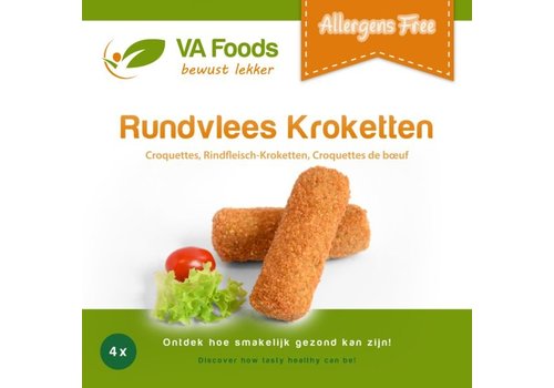  VA Foods/NOMM'it Rundvleeskroketten 4 Stuks 