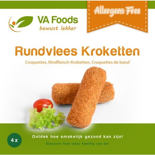 VA Foods/NOMM'it Rundvleeskroketten 4 Stuks 