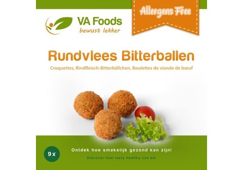  VA Foods/NOMM'it Rundvleesbitterballen 9 Stuks 