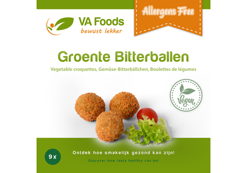  VA Foods Groentebitterballen 9 Stuks (THT 28-7-2022) 