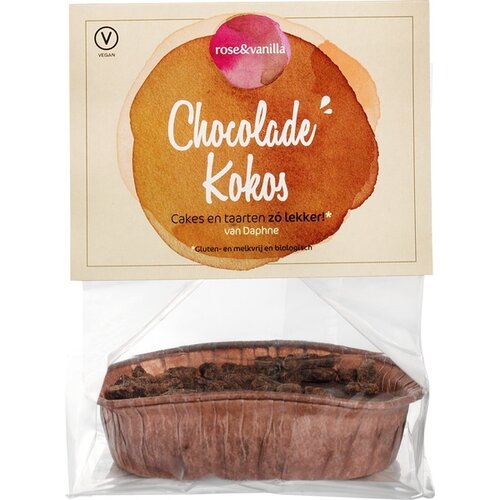  Chocolade Kokos Taartje Vegan 
