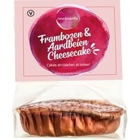 Cheesecake Framboos & Aardbei Vegan