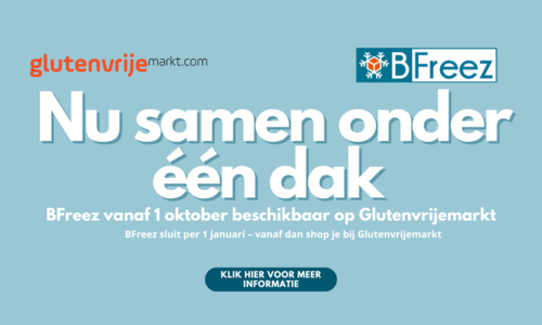 Alles onder één dak: bestel nu ook BFreez via Glutenvrijemarkt.com!