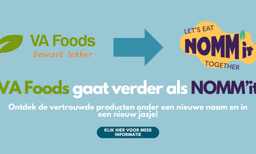 VA Foods wordt NOMM’it – dezelfde smaak, een frisse nieuwe naam