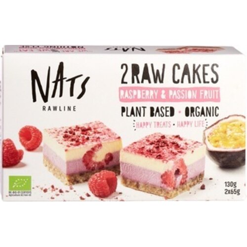  Nats Rawline Raw Cakes Framboos Passievrucht 