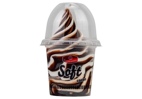  Sanissimo Softijs Chocolade - Glutenvrij 