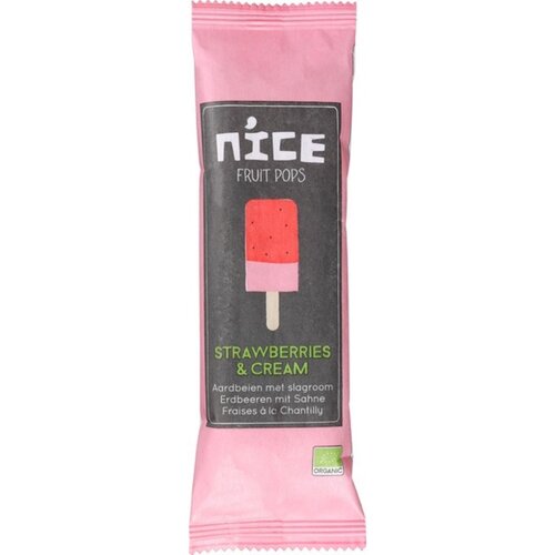  NICE Aardbeienijsje met Slagroom - Glutenvrij 