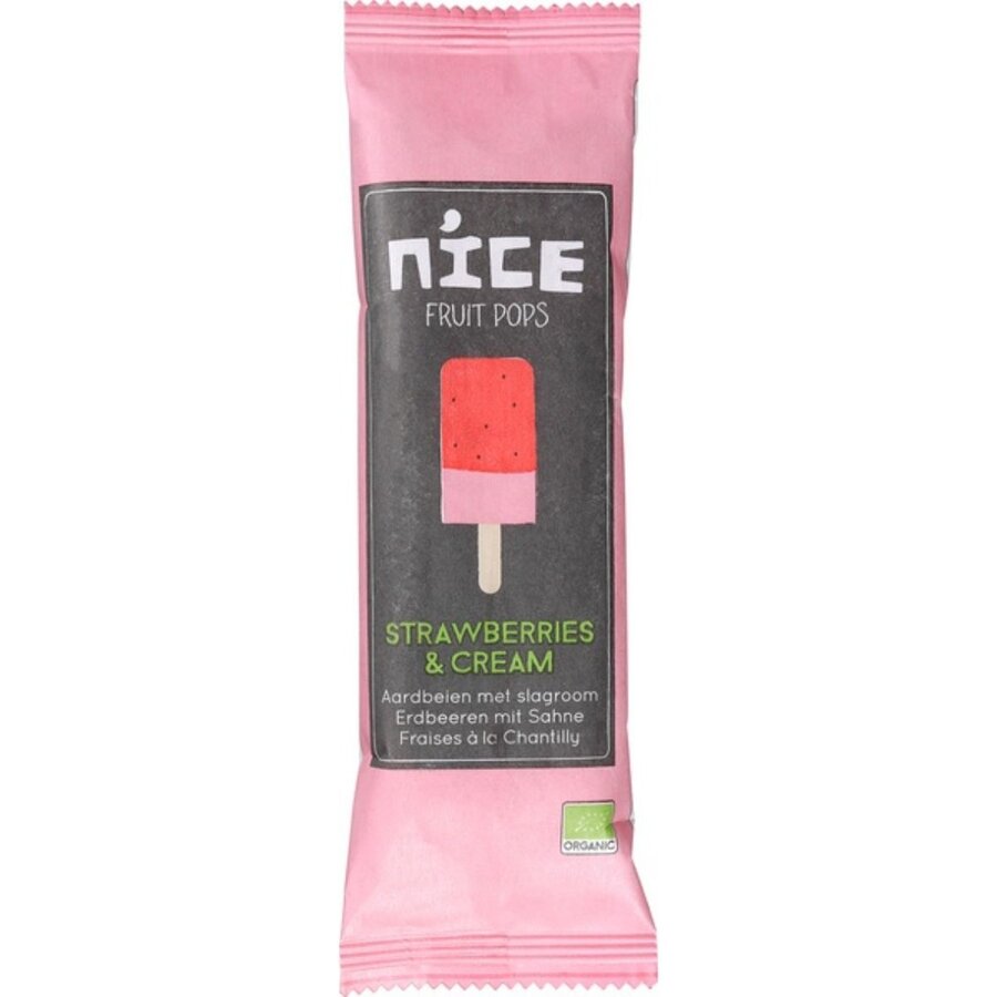 Aardbeienijsje met Slagroom - Glutenvrij