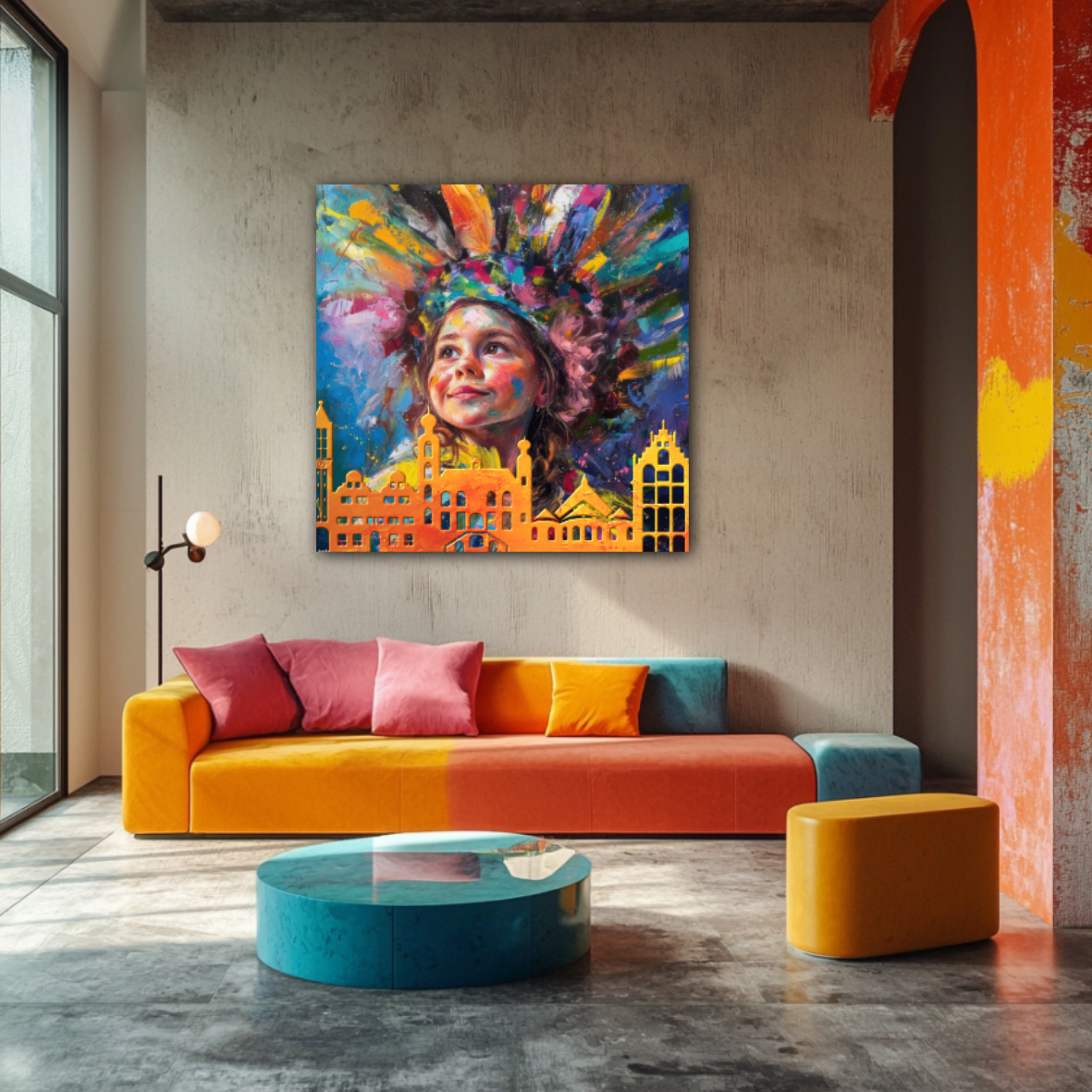 Vastelaovend in Venlo op plexiglas