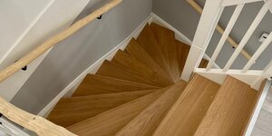 Wat verstaan we onder een onder- en boven- en dubbelkwart trap?