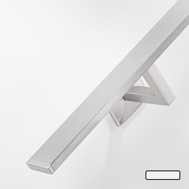 RVS trapleuning – Plat (40x10 mm)