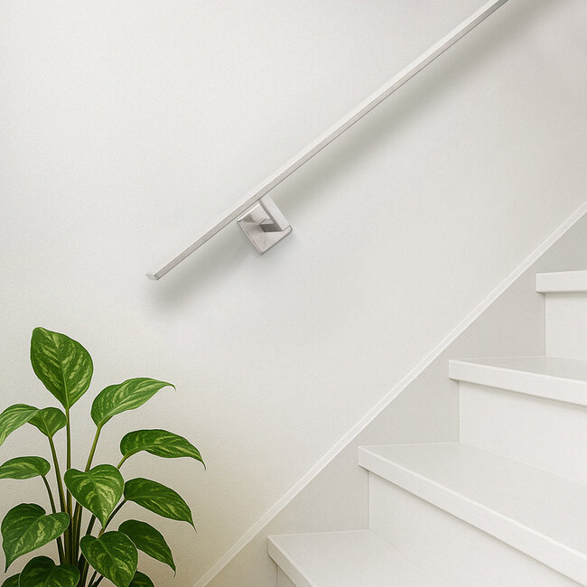 RVS trapleuning – Plat (40x10 mm)