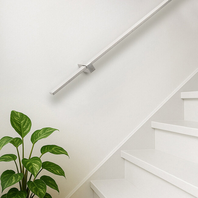 RVS trapleuning – Plat (40x10 mm)