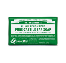 Dr. Bronner's Almond Pure-Castile Bar Soap Zeep 140gr