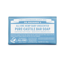 Dr. Bronner's Baby Mild Pure-Castile Bar Soap Zeep 140gr