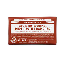 Dr. Bronner's Eucalyptus Pure-Castile Bar Soap Zeep 140gr