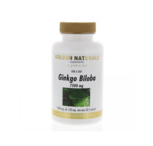 Golden Naturals Supplementen Ginkgo Biloba 7500mg Capsules
