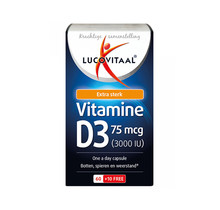 Lucovitaal Voedingssupplementen Vitamine D3 75mcg Capsules