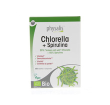 Physalis Supplementen Chlorella + Spirulina Tabletten 200Tabletten