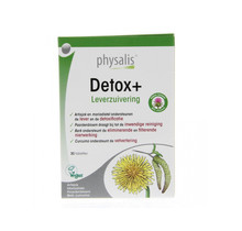 Physalis Supplementen Detox+ Tabletten Leverzuivering 30Tabletten