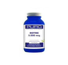 Puro Biotine 5000mcg Capsules 180Capsules