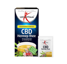 Lucovitaal Thee CBD Hennep Thee Theebuiltjes 20Stuks