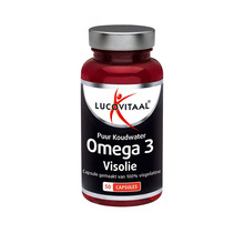 Lucovitaal Voedingssupplementen Omega-3 Koudwater Visolie Capsules 50Capsules