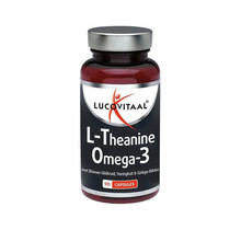 Lucovitaal Voedingssupplementen L-Theanine Omega-3 Capsules