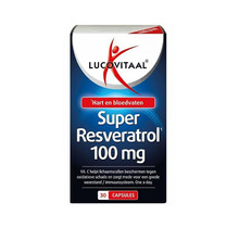 Lucovitaal Voedingssupplementen Super Resveratrol 100mg Capsules 30Stuks 30pièce