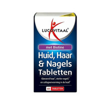 Lucovitaal Voedingssupplementen Huid,Haar & Nagels Tabletten Met Biotine 60Tabletten 60Comprimés