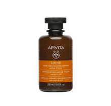 Apivita Hair Care Shampoo Shine & Revitalizing Shampoo Dof Haar Orange & Honey 250ml