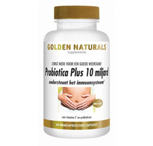 Golden Naturals Supplementen Probiotica Plus 10 Miljard Capsules Darmflora 60Capsules