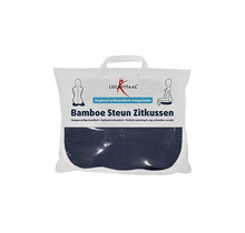 Lucovitaal Non-Food Bamboe Steun Zitkussen Kussen Blauw 1Stuks